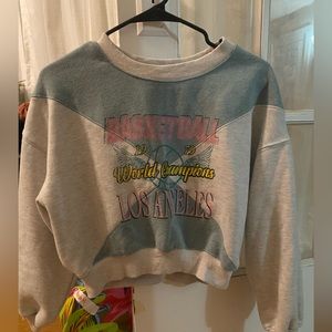 Princess Polly cropped sweatshirt